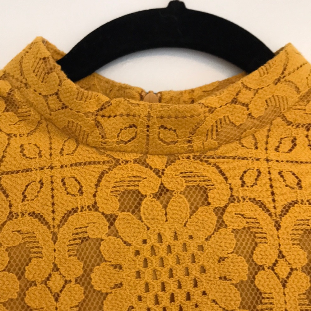 Mod Yellow Mini Dress - Picture 5 of 5